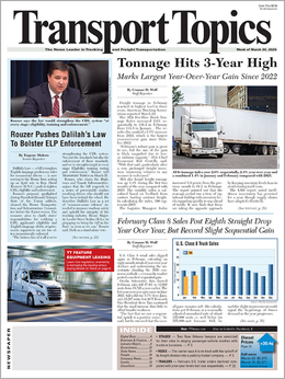 Transport Topics March 30 Issue Cover