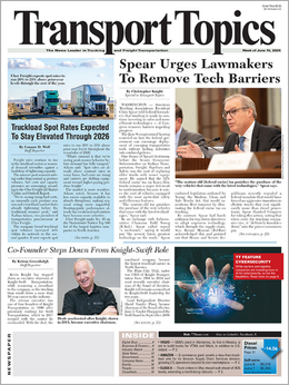 Transport Topics June 15 Issue Cover